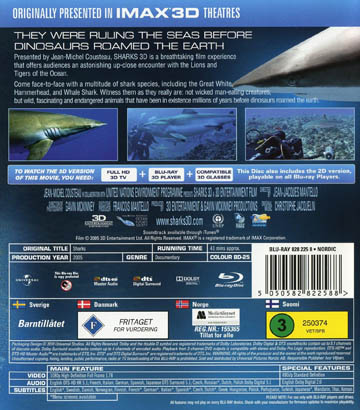 IMAX 3D - Sharks (Blu-ray) (Real 3D) - 2