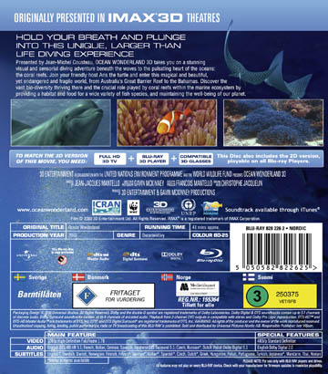 IMAX 3D - Ocean Wonderland (Blu-ray) (Real 3D) - 2