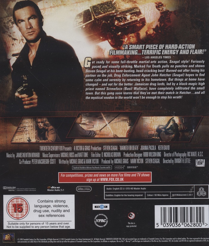Marked For Death (ej svensk text) (Blu-ray) - 2