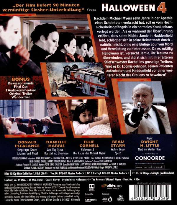 Halloween 4 - Återkomsten (ej svensk text) (Blu-ray) - 2