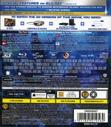 Journey 2 - The Mysterious Island (Real 3D + Blu-ray) - 2