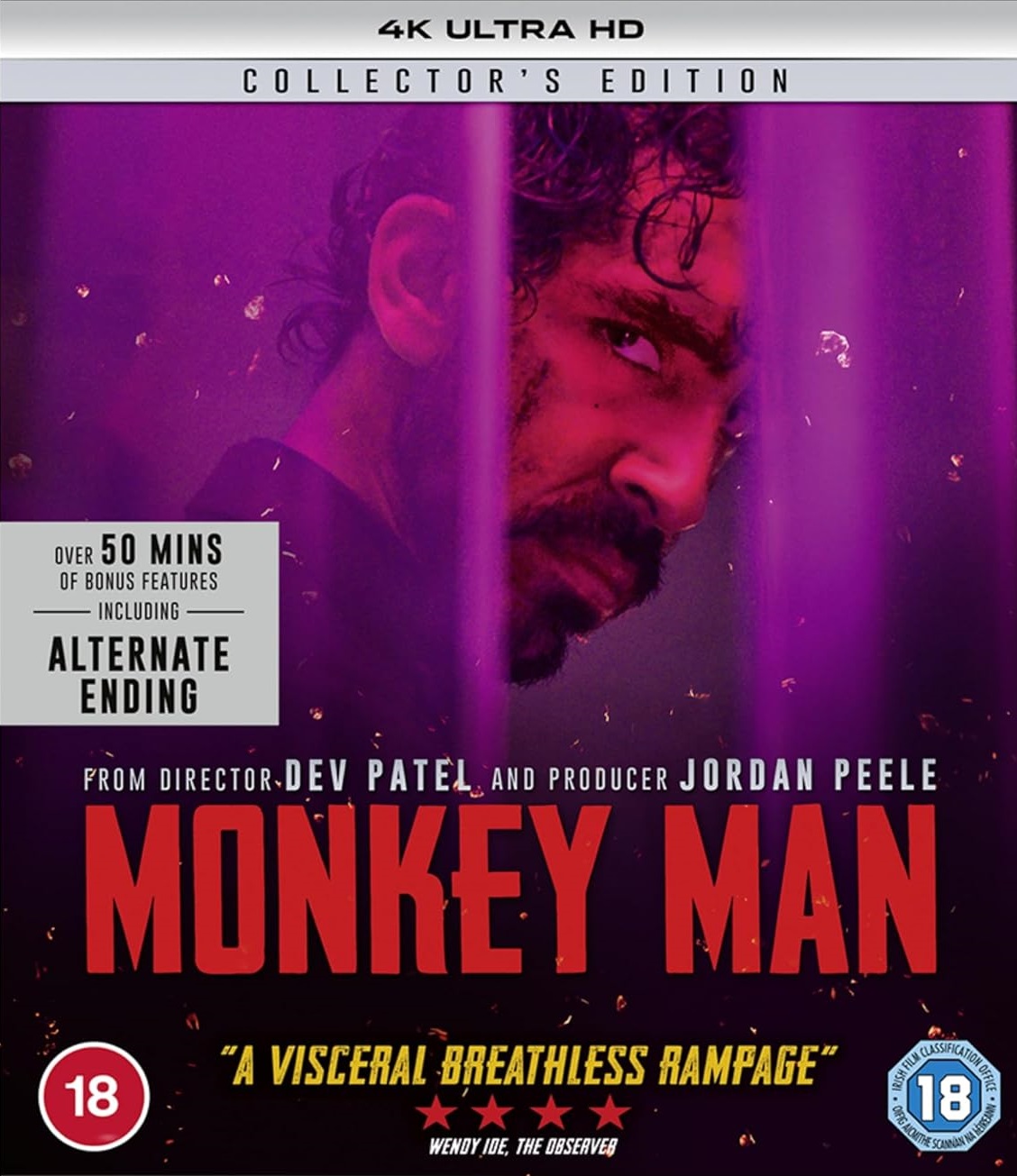 Monkey Man (ej svensk text) (4K Ultra HD)