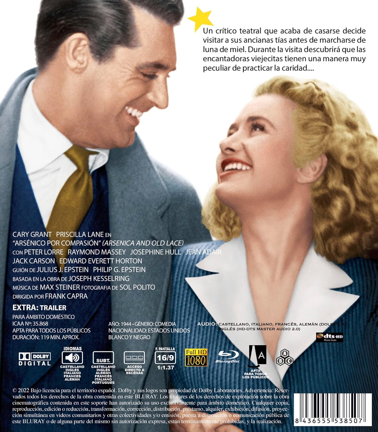 Arsenic And Old Lace (ej svensk text) (Blu-ray) - 2