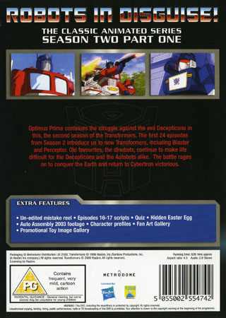 Transformers - Season 2 Part 1 (ej svensk text) - 2