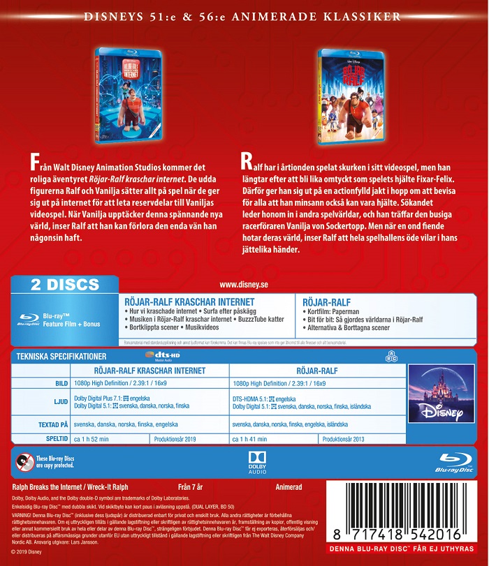 Röjar-Ralf 1+2 (Blu-ray) - 2