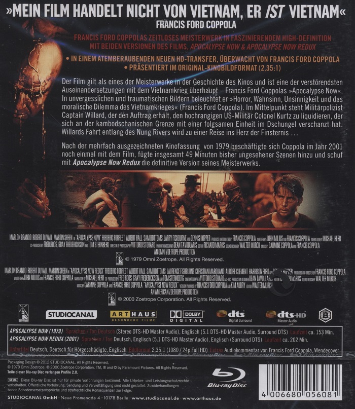 Apocalypse Now (ej svensk text) (Blu-ray) - 2