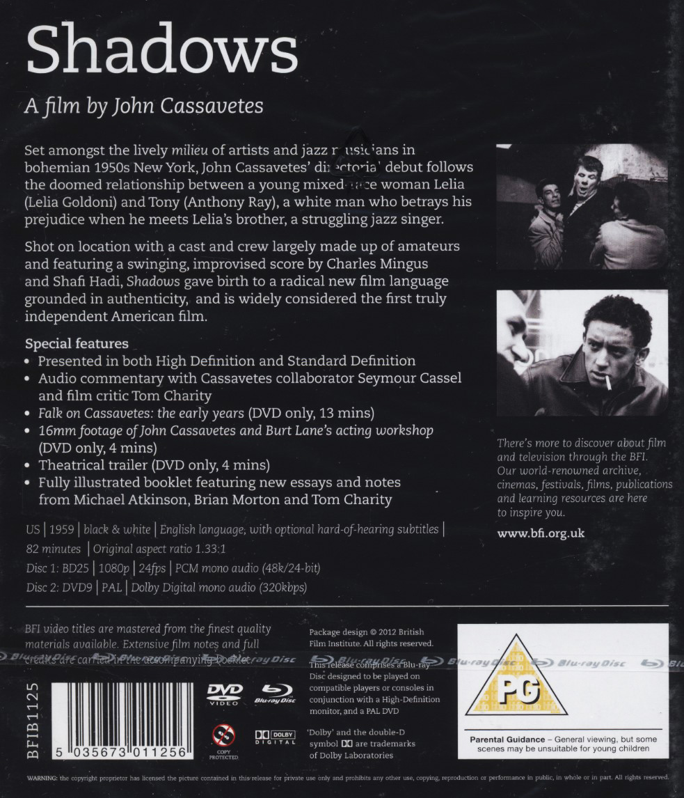 Shadows (ej svensk text) (Blu-ray + DVD) - 2
