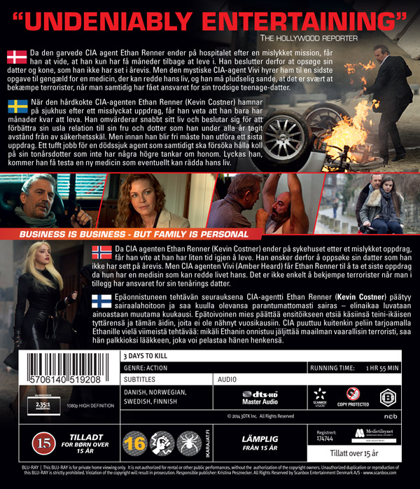 3 Days To Kill (Blu-ray) - 2