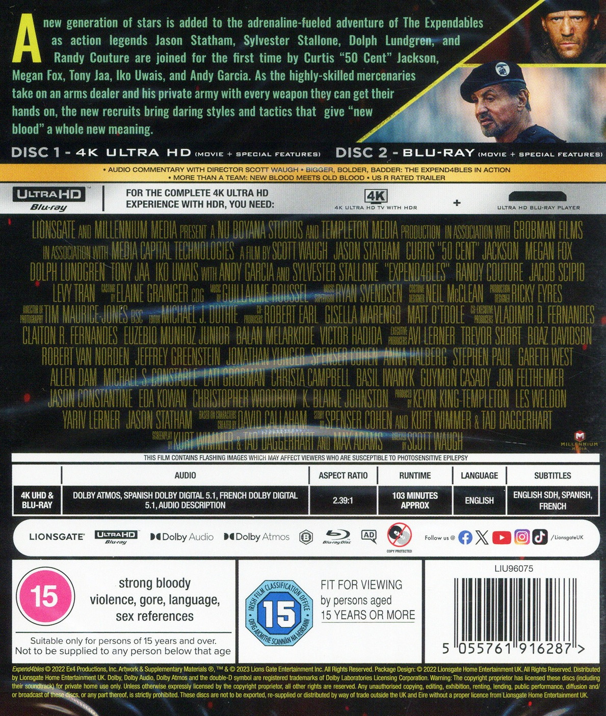 The Expend4bles (ej svensk text) (4K Ultra HD + Blu-ray) - 2