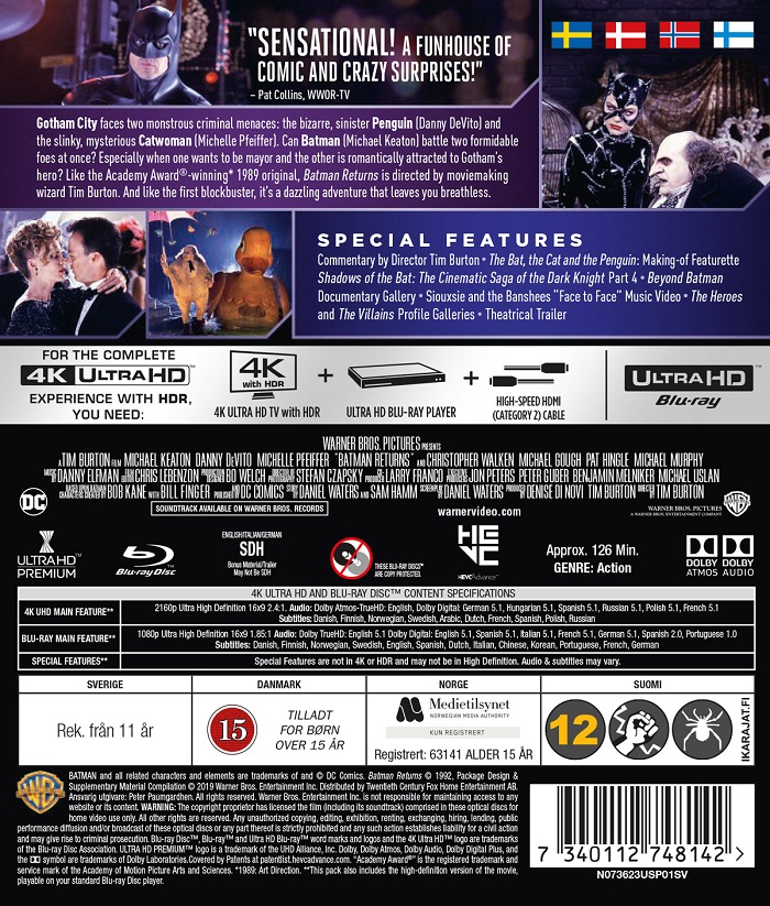 Batman Returns (4K Ultra HD + Blu-ray) - 2