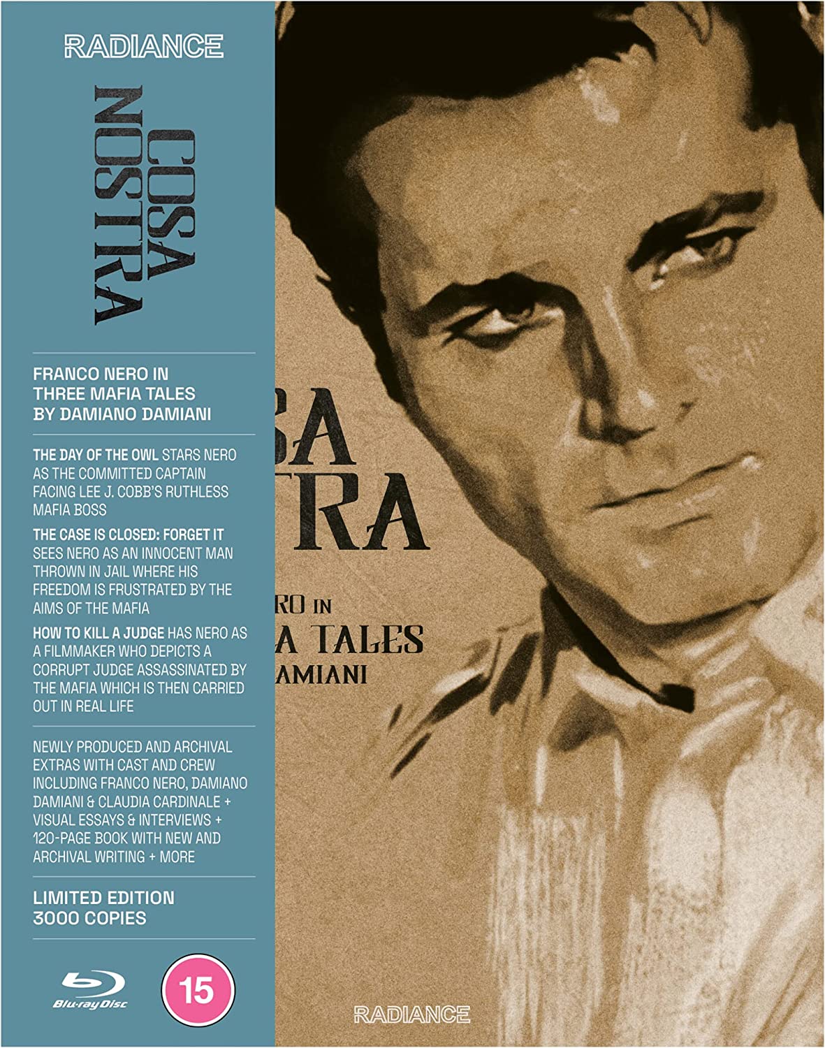 Cosa Nostra: Franco Nero in three Mafia Tales by Damiano Damiani (Limited Edition) (ej svensk text) (Blu-ray)