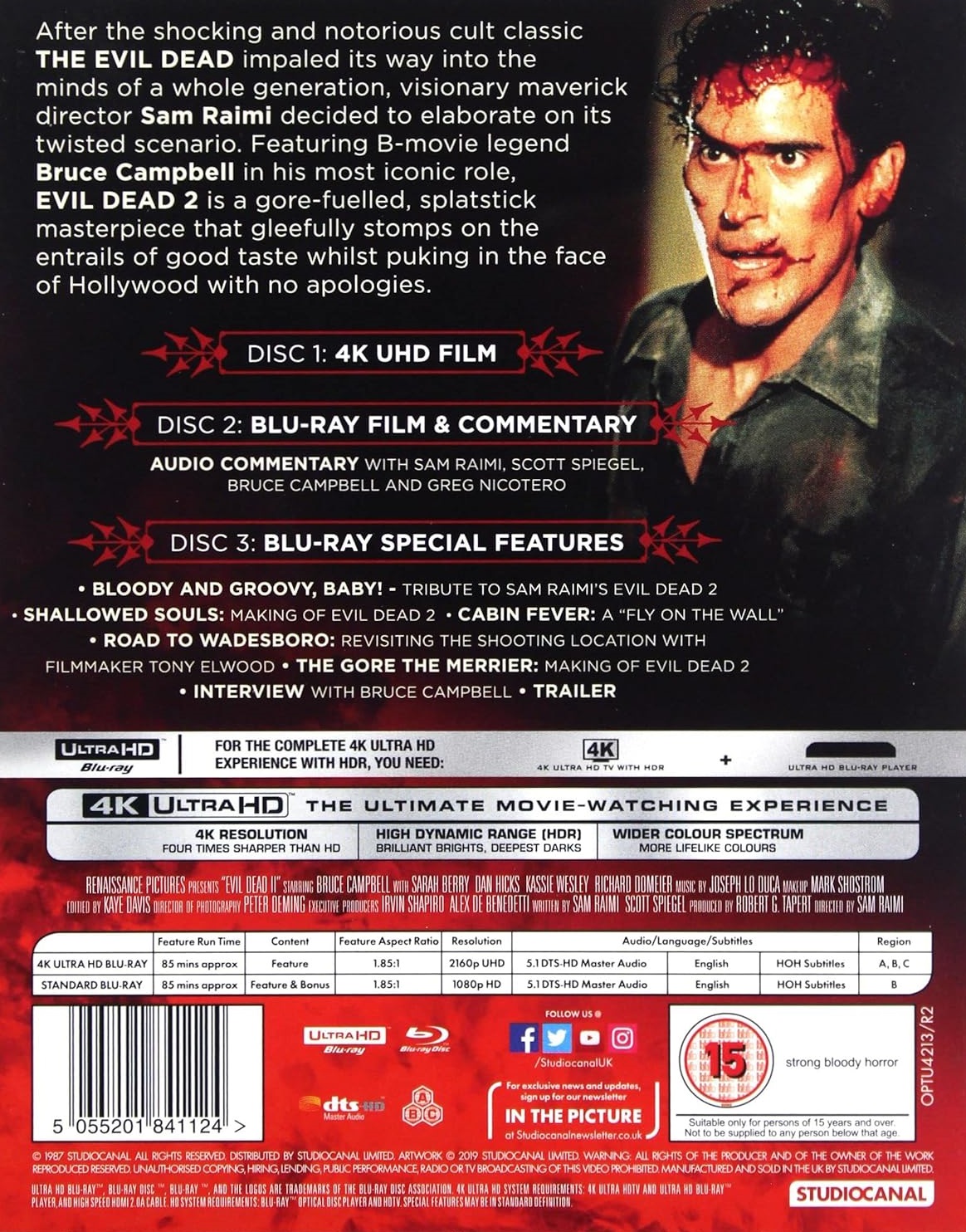 Evil Dead 2 (ej svensk text) (4K Ultra HD + Blu-ray) - 2