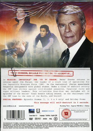 Mission: Impossible - The '89 TV Season (4-disc) (ej svensk text) - 2