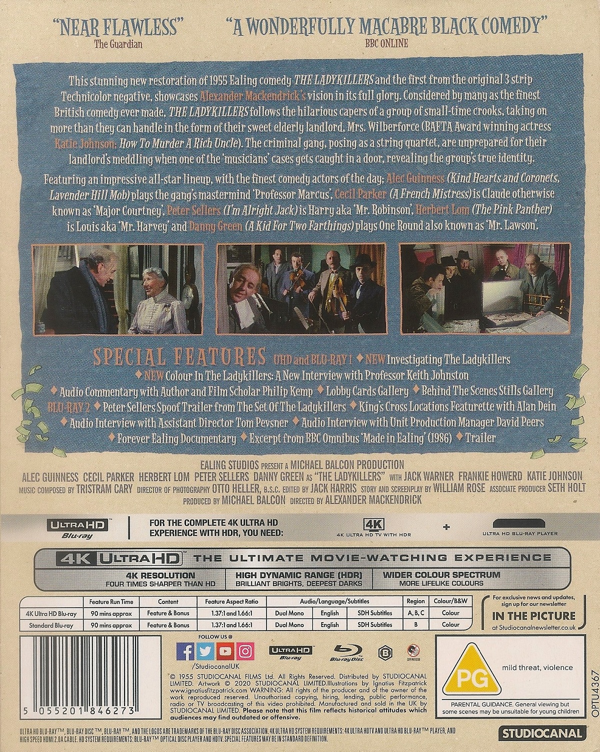 Ladykillers (ej svensk text) (4K Ultra HD + Blu-ray) - 2