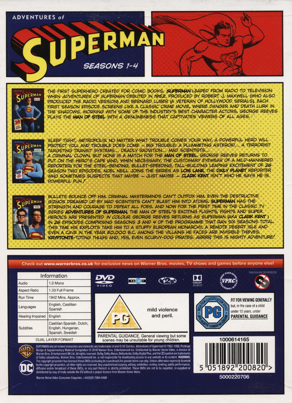 Adventures of Superman - Season 1-4 (ej svensk text) - 2