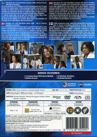 Grey's Anatomy - Säsong 8 - 2