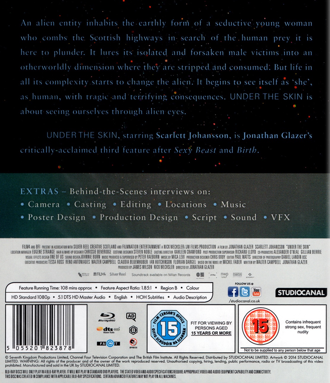 Under the Skin (ej svensk text) (Blu-ray) - 2