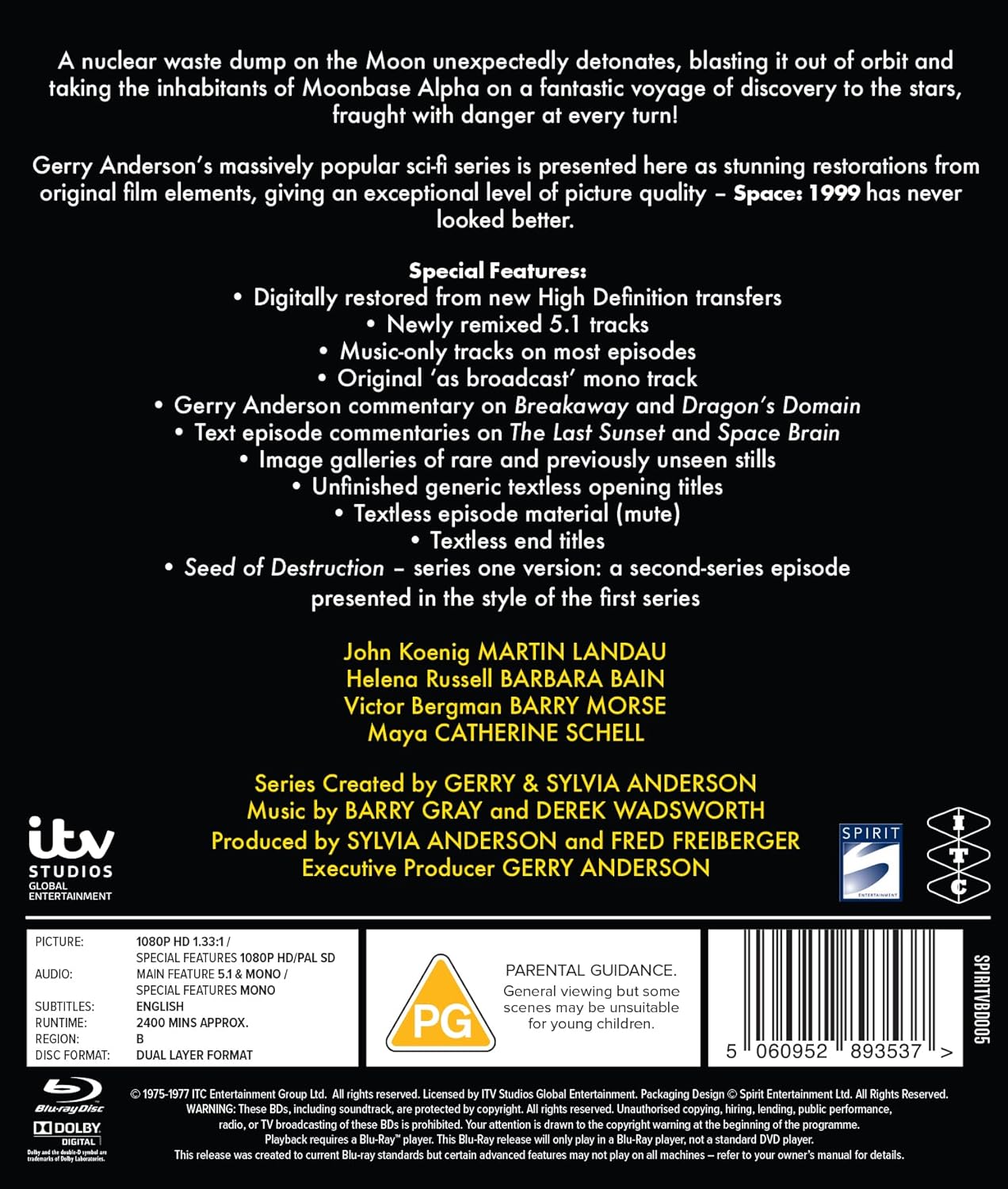 Space: 1999 - The Complete Series (ej svensk text) (Blu-ray) - 2