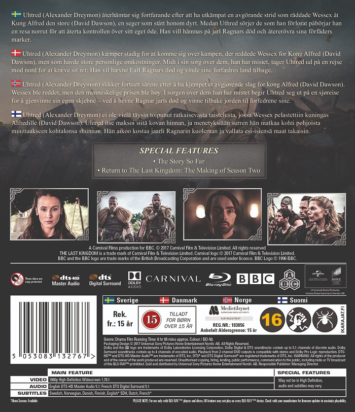 Last Kingdom - Säsong 2 (Blu-ray) - 2