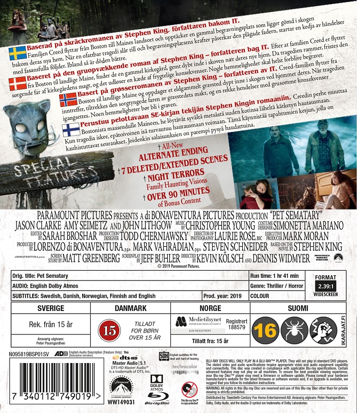 Pet Sematary (2019) (Blu-ray) - 2