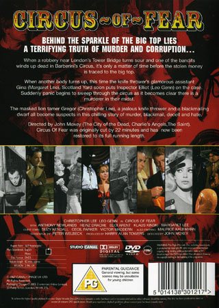 Circus of Fear (ej svensk text) - 2