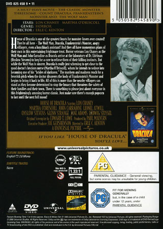 House of Dracula (ej svensk text) - 2