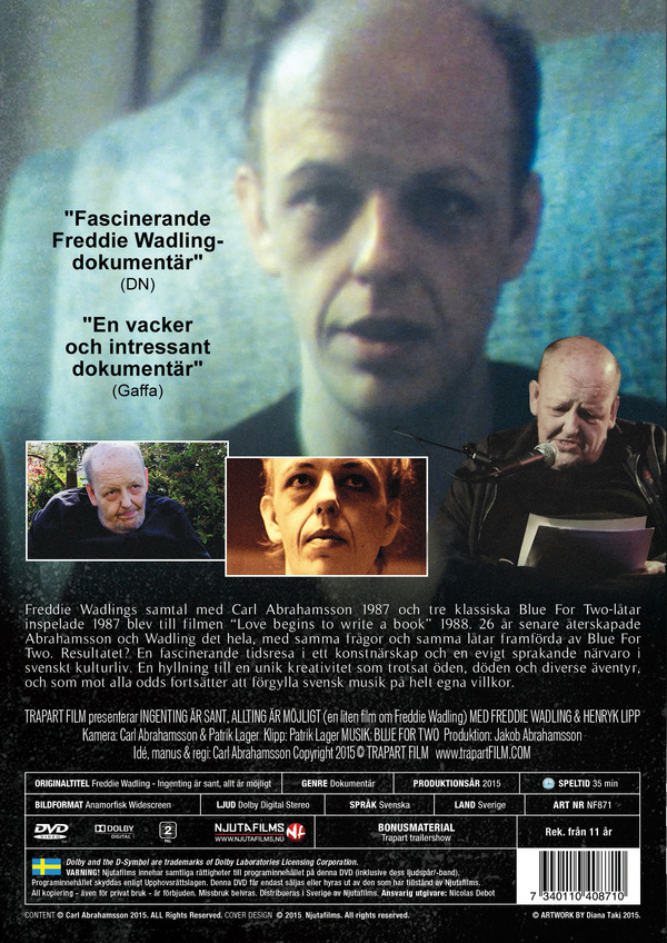 Freddie Wadling - Ingenting Är Sant, Allting Är Möjligt - 2