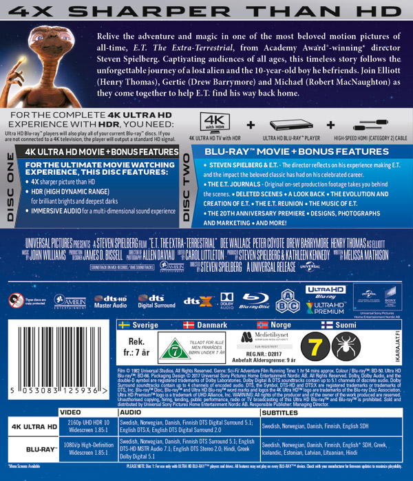 E.T. The Extra Terrestrial (4K Ultra HD + Blu-ray) - 2
