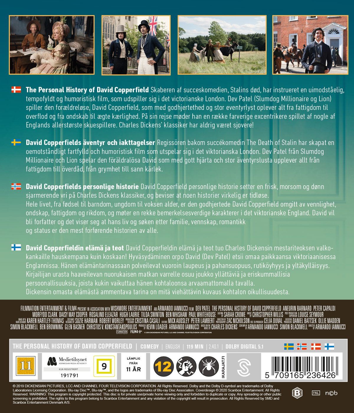 David Copperfields Äventyr Och Iakttagelser (Blu-ray) - 2