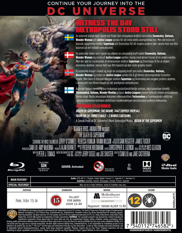 Death of Superman (Steelbook) (Blu-ray) - 2