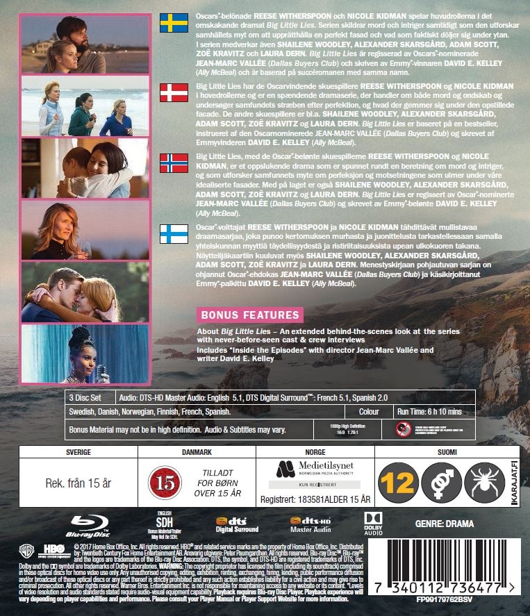 Big Little Lies - Säsong 1 (Blu-ray) - 2