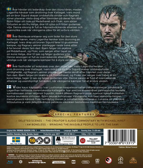 Vikings - Säsong 5 - Volym 1 (Bluray) - 2