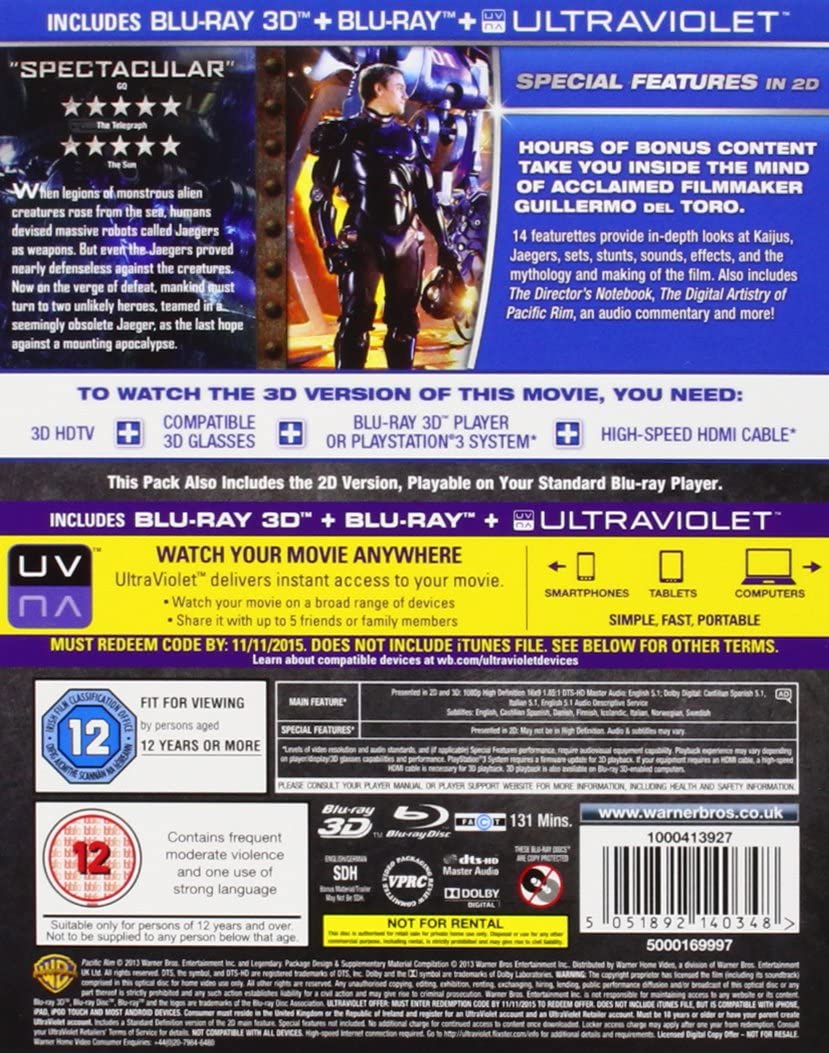 Pacific Rim (Real 3D + Blu-ray) - 2
