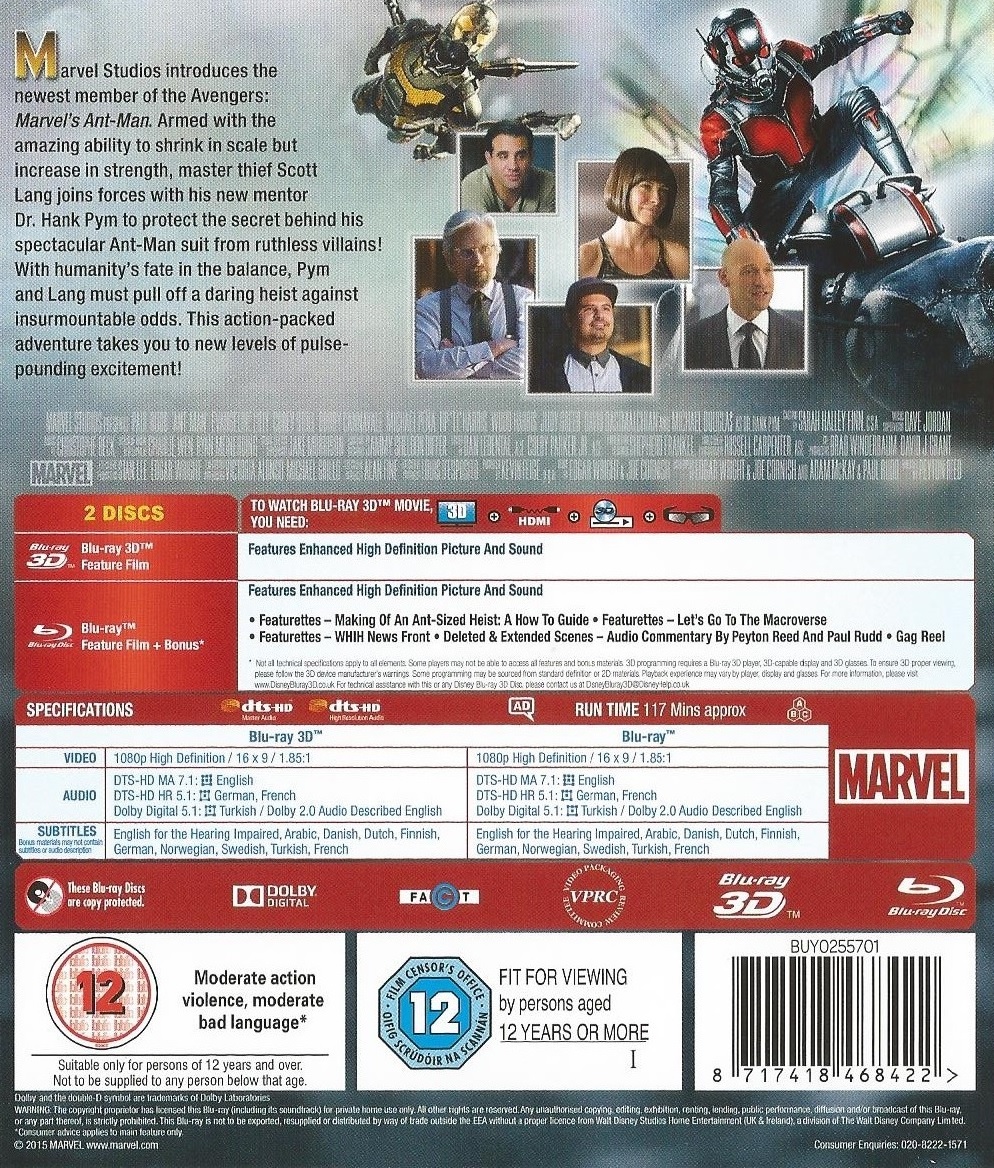 Ant-Man (Blu-ray + Real 3D) - 2