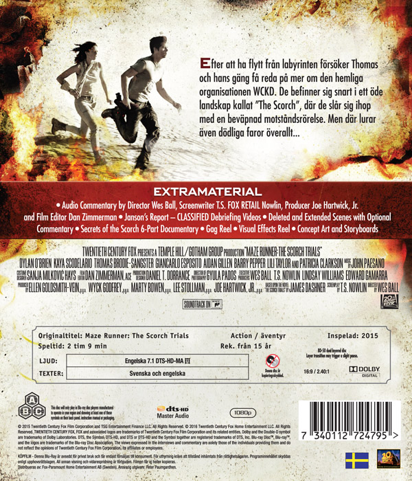 Maze Runner: the Scorch Trials (Blu-ray) - 2