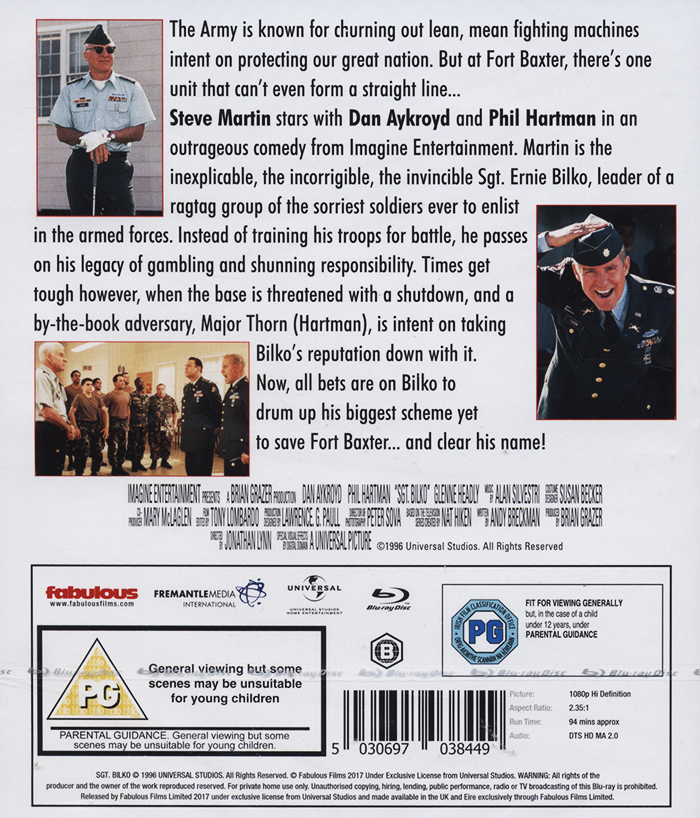 Sgt. Bilko (ej svensk text) (Blu-ray) - 2