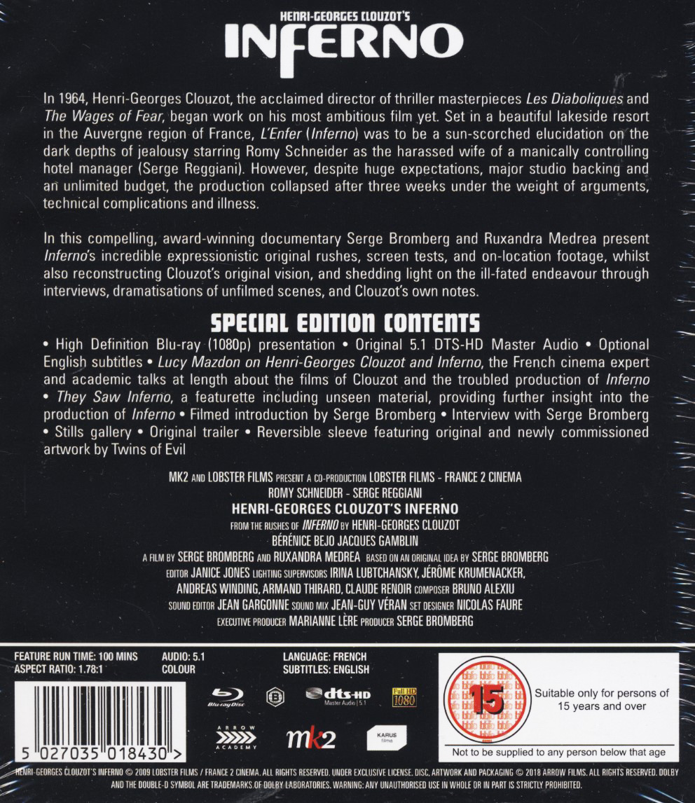Inferno (ej svensk text) (Blu-ray) - 2