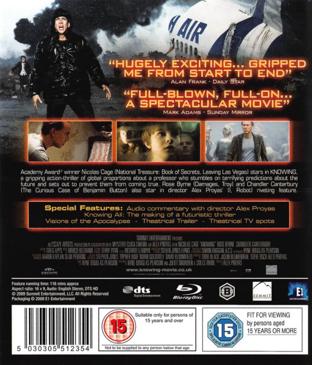 Knowing (ej svensk text) (Blu-ray) - 2