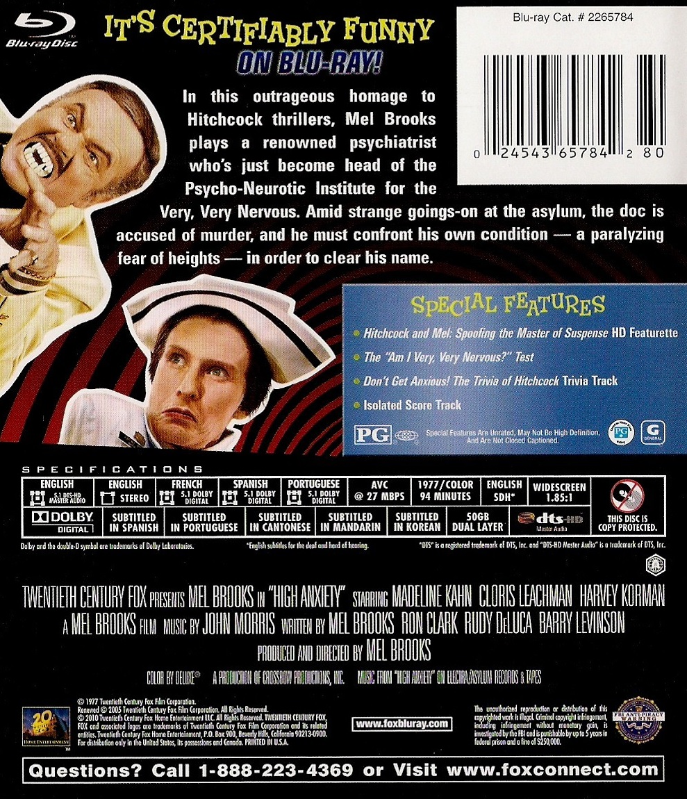 High Anxiety (ej svensk text) (Blu-ray) - 2