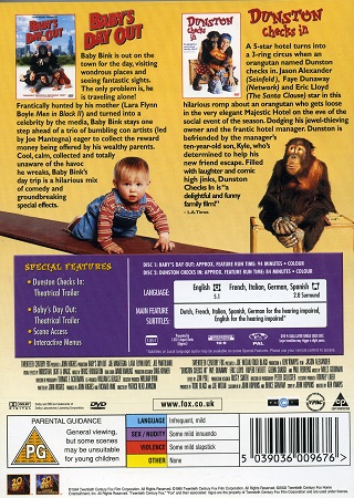 Baby's Day Out / Dunston Checks In (ej svensk text) - 2