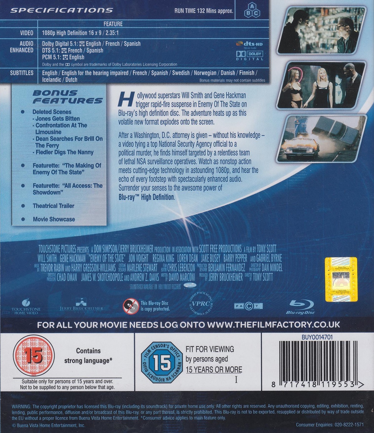 Enemy of the State (Blu-ray) - 2