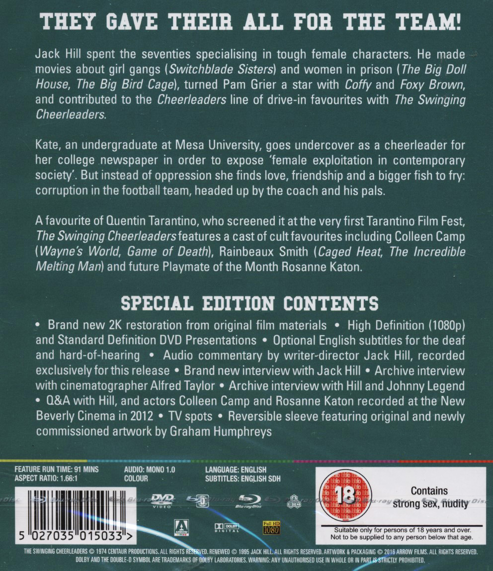 Swinging Cheerleaders (ej svensk text) (Blu-ray + DVD) - 2