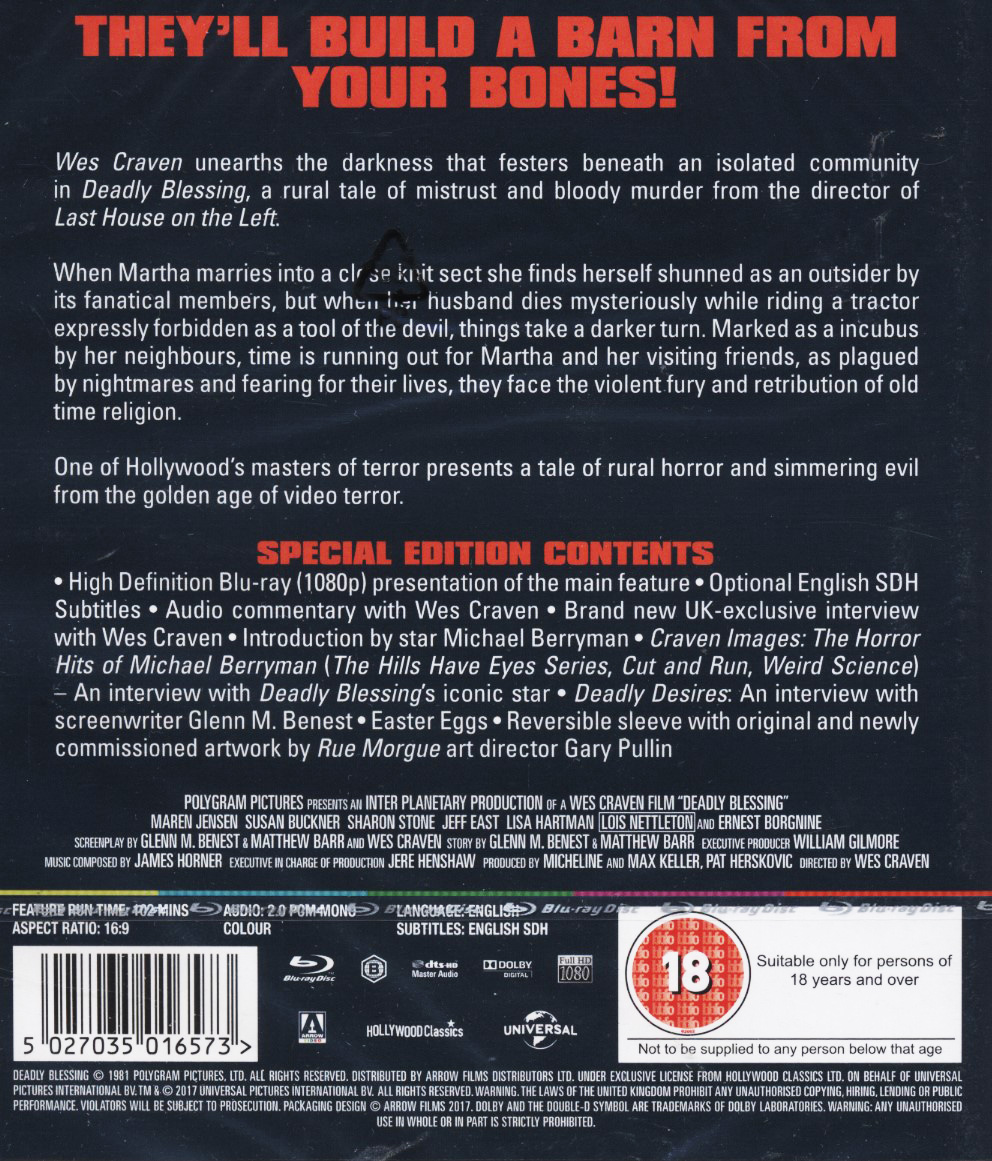 Deadly Blessing (ej svensk text) (Blu-ray) - 2
