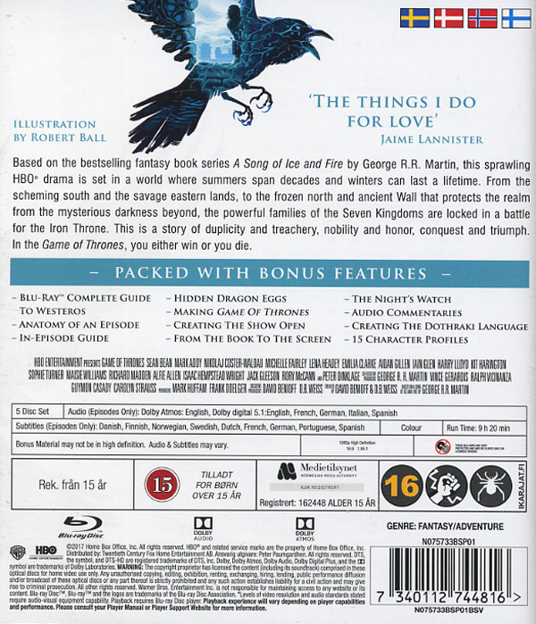 Game of Thrones - Säsong 1 - Robert Ball Ltd Edition (Blu-ray) - 2