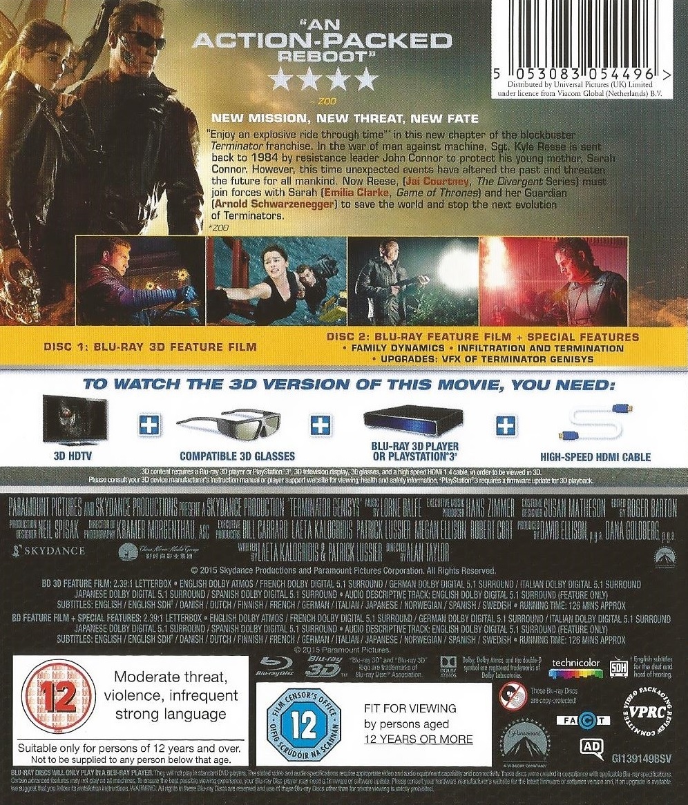 Terminator Genisys (Blu-ray + Real 3D) - 2