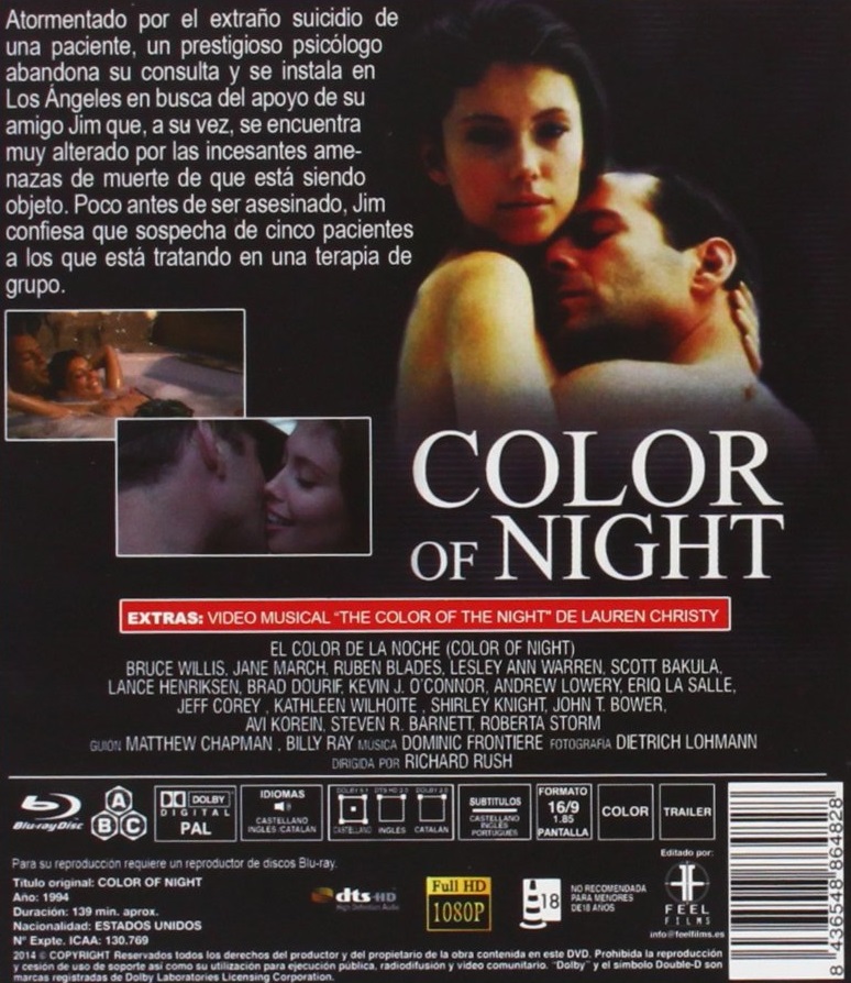 Color of Night (ej svensk text) (Blu-ray) - 2