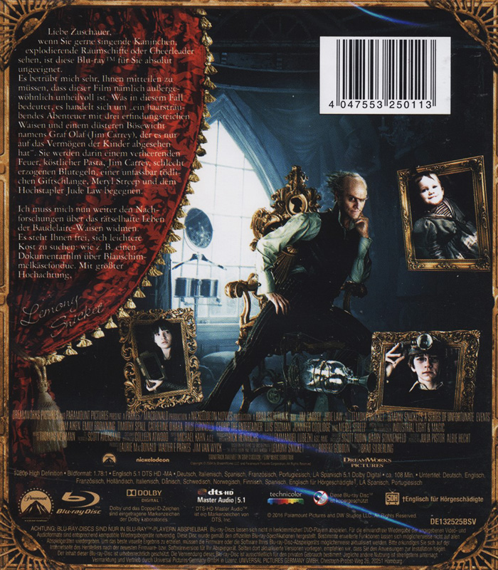 Lemony Snicket's A Series of Unfortunate Events (Blu-ray) - 2