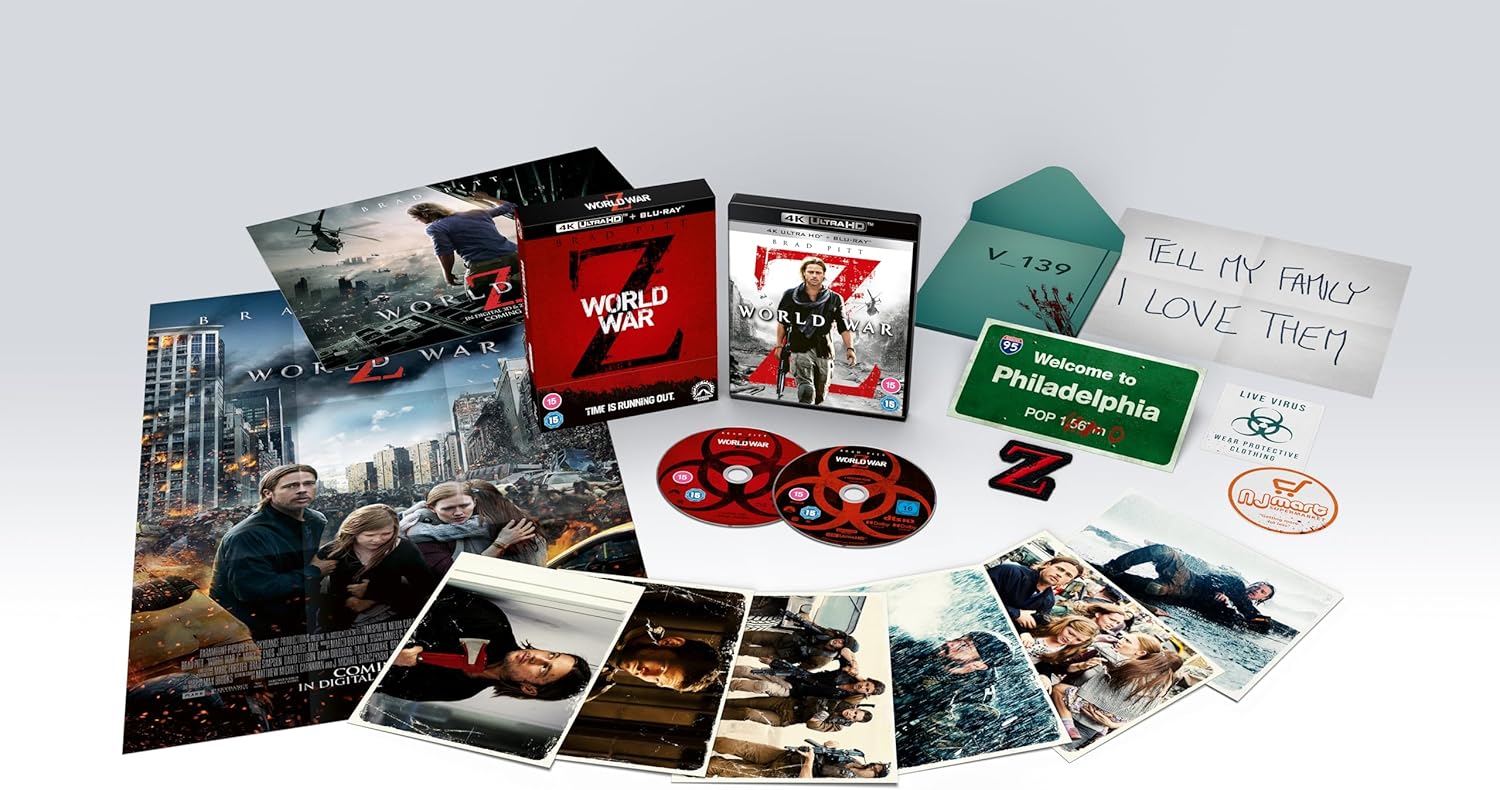 World War Z (Limited Collector's Edition) (ej svensk text) (4K Ultra HD + Blu-ray) - 3