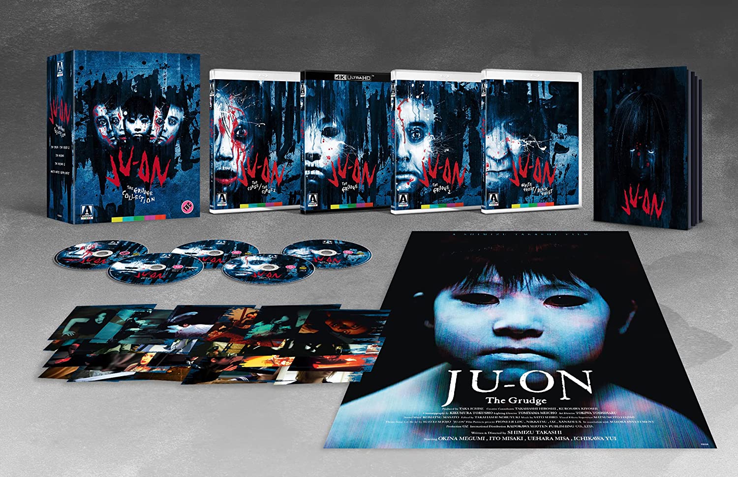 Ju-on - The Grudge Collection (Limited Edition) (ej svensk text) (4K Ultra  HD + Blu-Ray) - Kvarnvideo.se