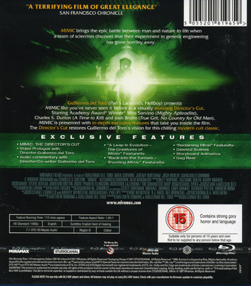 Mimic - Director's Cut (ej svensk text) (Blu-ray) - 2